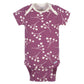 Grow By Gerber Baby Girls 5-Pack Short-Sleeve Onesies Bodysuits, Grey/Pink/Ivory, 6-9 Months