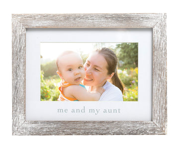 Pearhead Me and My Aunt Photo Frame, Niece or Nephew Family Picture Frame, Gift For Sister or Siblings, Godmother Gift, Baby Kee