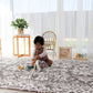 Cushmat Stylish Reversible Foam Play Mat (Large, Explorer - Ash Rose) - Soft, Waterproof, Durable Play Mat For Infants, Babies,
