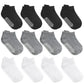 Debra Weitzner 12 Pairs Non-Slip Toddler Ankle Socks With Grips For Baby Boys And Girls Anti-Slip Socks For Infant'S Kids