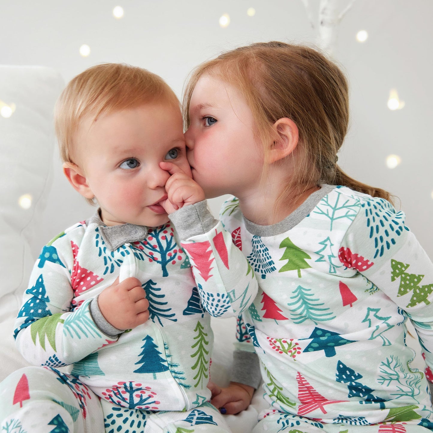 Honestbaby Baby Boys Organic Cotton Holiday Family Jammies Pajama Set, Feelin' Pine, Men S 2-Piece Pajama Set Xx-Large Us