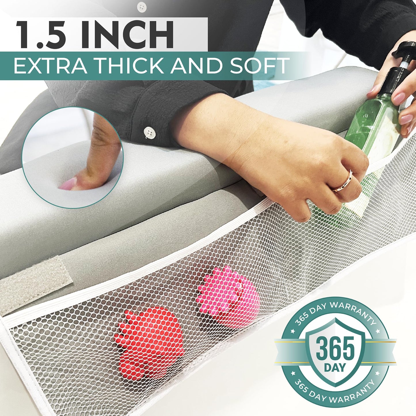 Bath Kneeler And Elbow Rest Pad Set, Comfortable Bath Kneeler, Thick Bath Kneeling Pad For Bathing Baby, Kneeling Pad For Bathin