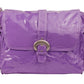 Kalencom Laminated Buckle Bag, Grape Corduroy