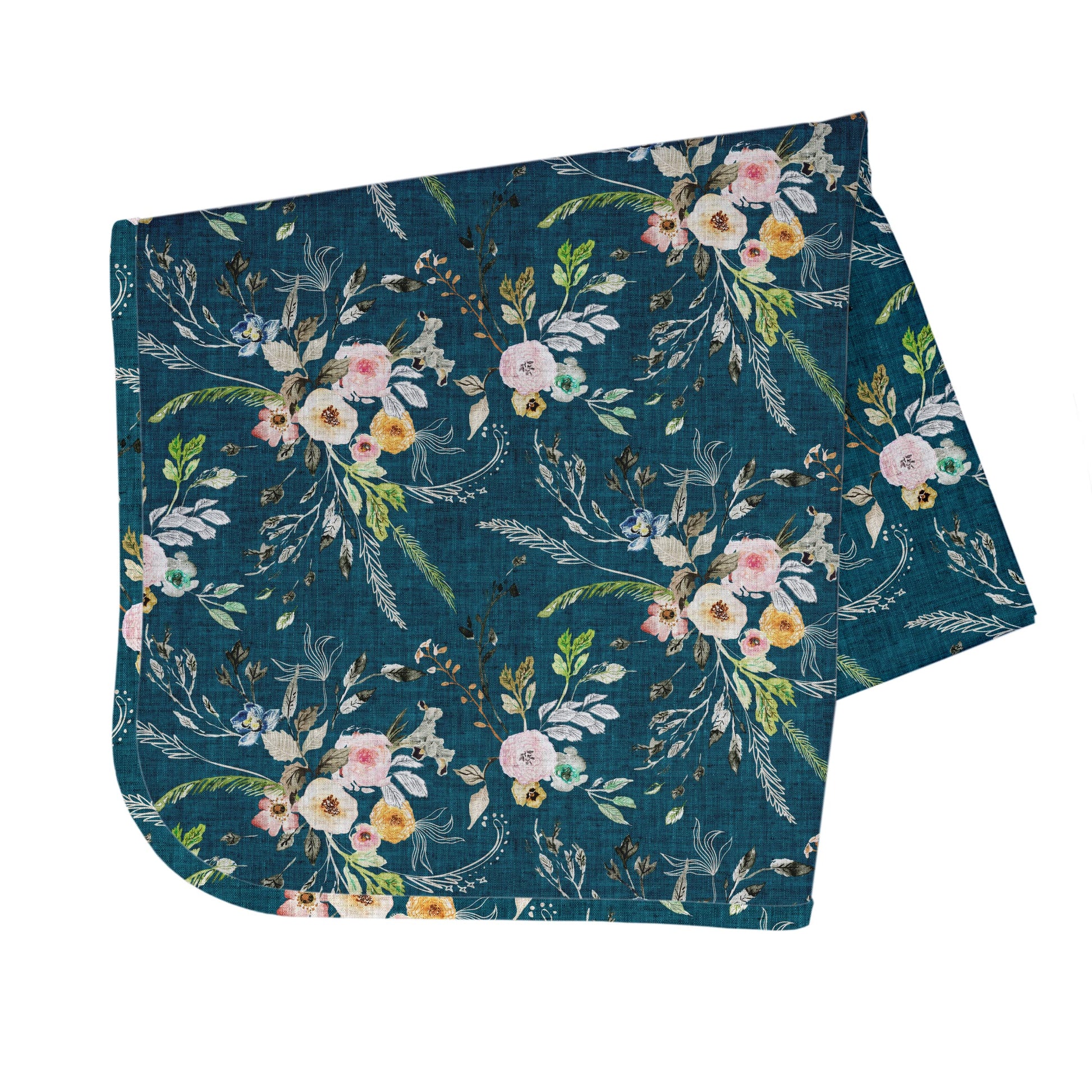 Bapronbaby Boho Floral Splash Mat - Waterproof Catch-All For Under High Chairs, Floors, Tables, Playtime Or Arts & Crafts - Mach