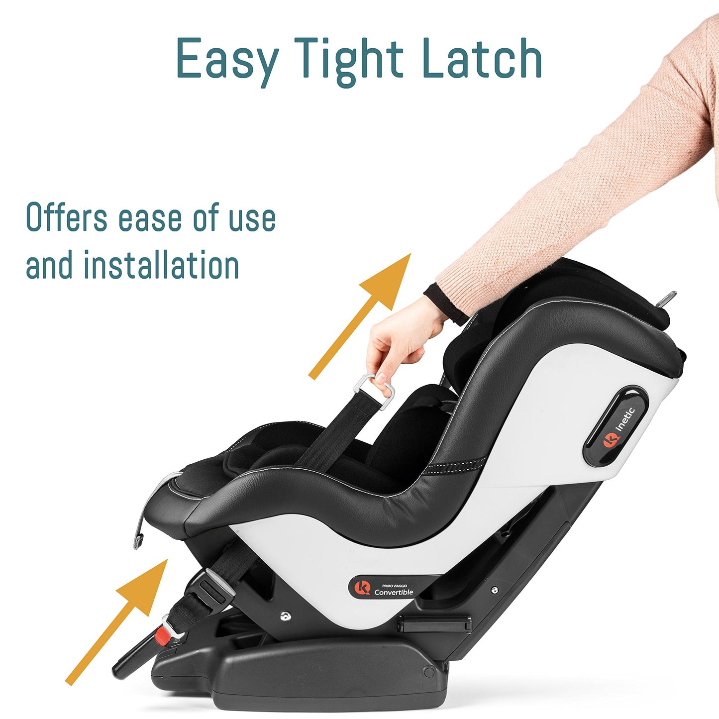 Peg Perego Primo Viaggio Convertible Kinetic - Reversible Car Seat - Rear Facing For Children 5 To 45 Lbs And Forward Facing For