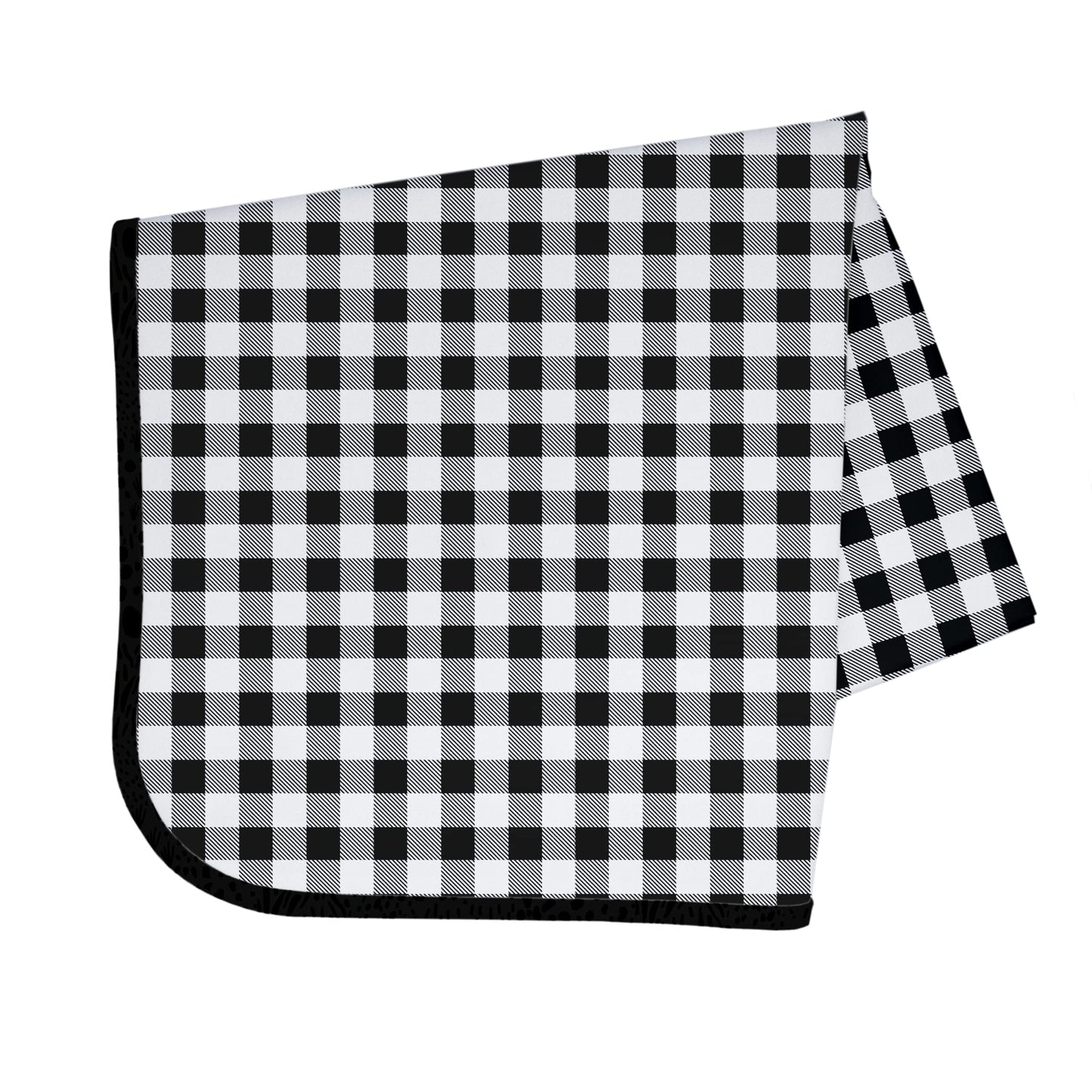 Bapronbaby White Buffalo Plaid Splash Mat - Waterproof Catch-All For Under High Chairs, Floors, Tables, Playtime Or Arts & Craft