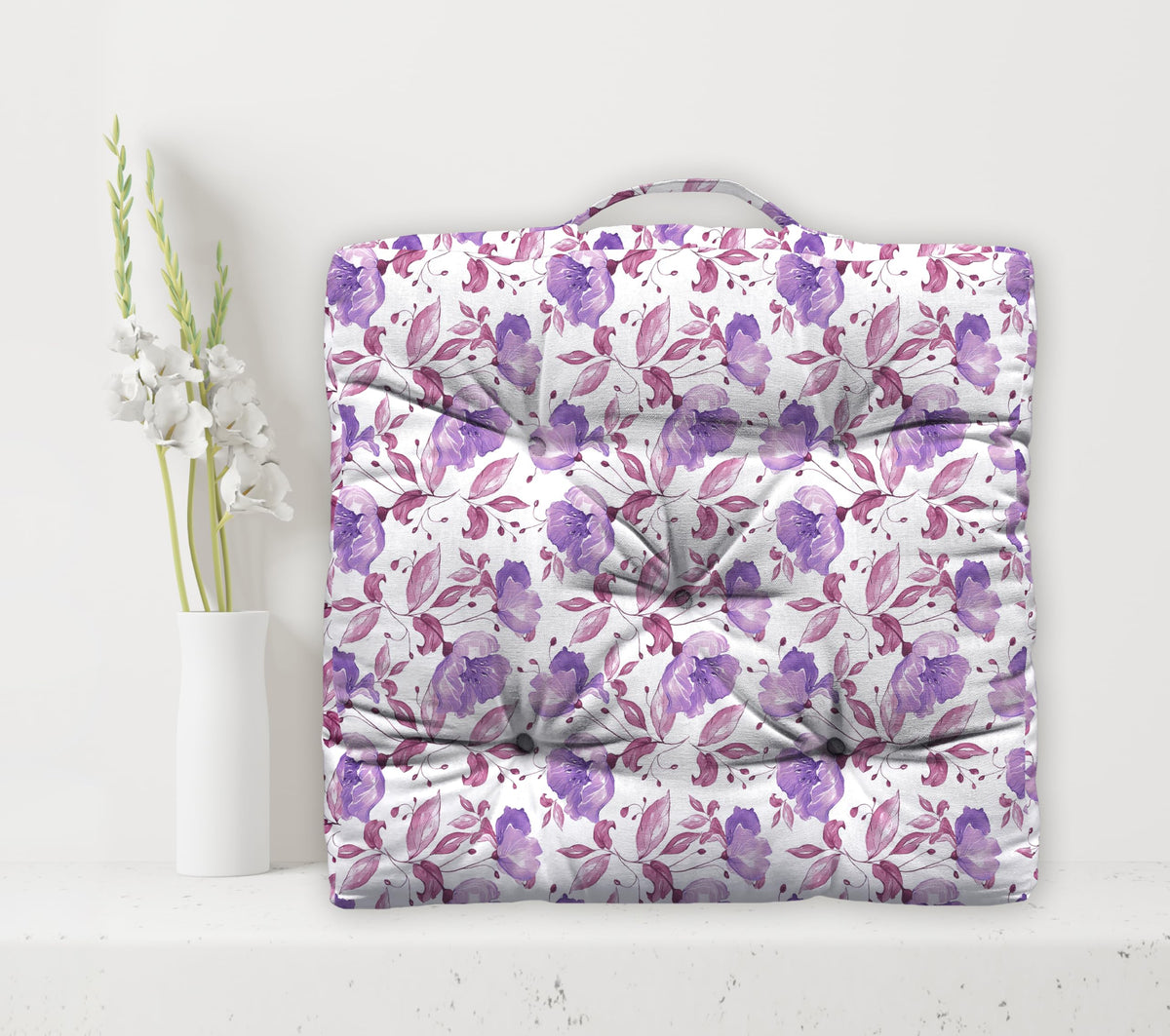 Oasis Home Collection Printed Floor Square Cushion  Pack of 1