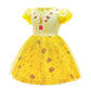 Dressy Daisy Princess Dress Up Clothes Halloween Fancy Party Tulle Skirt Summer Outfit For Toddler Girls Size 5T, Style 22