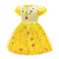 Dressy Daisy Princess Dress Up Clothes Halloween Fancy Party Tulle Skirt Summer Outfit For Toddler Girls Size 3T, Style 22