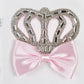 Lilax Baby Girl Jewels Crown Layette 4 Piece Gift Set 0-3 Months Pink