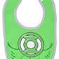 Justice League Baby Boys 6 Pack Bibs Superman Batman Flash Aquaman Green Lantern