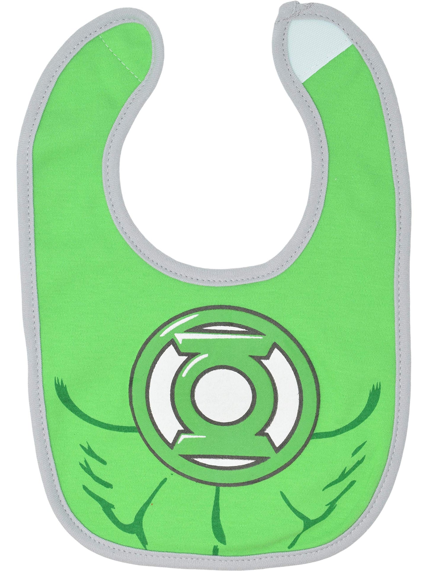 Justice League Baby Boys 6 Pack Bibs Superman Batman Flash Aquaman Green Lantern