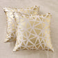 Home Centre Lunaa Trilogy Set Of 2 Foil Printed Cushion Covers  40X40Cm