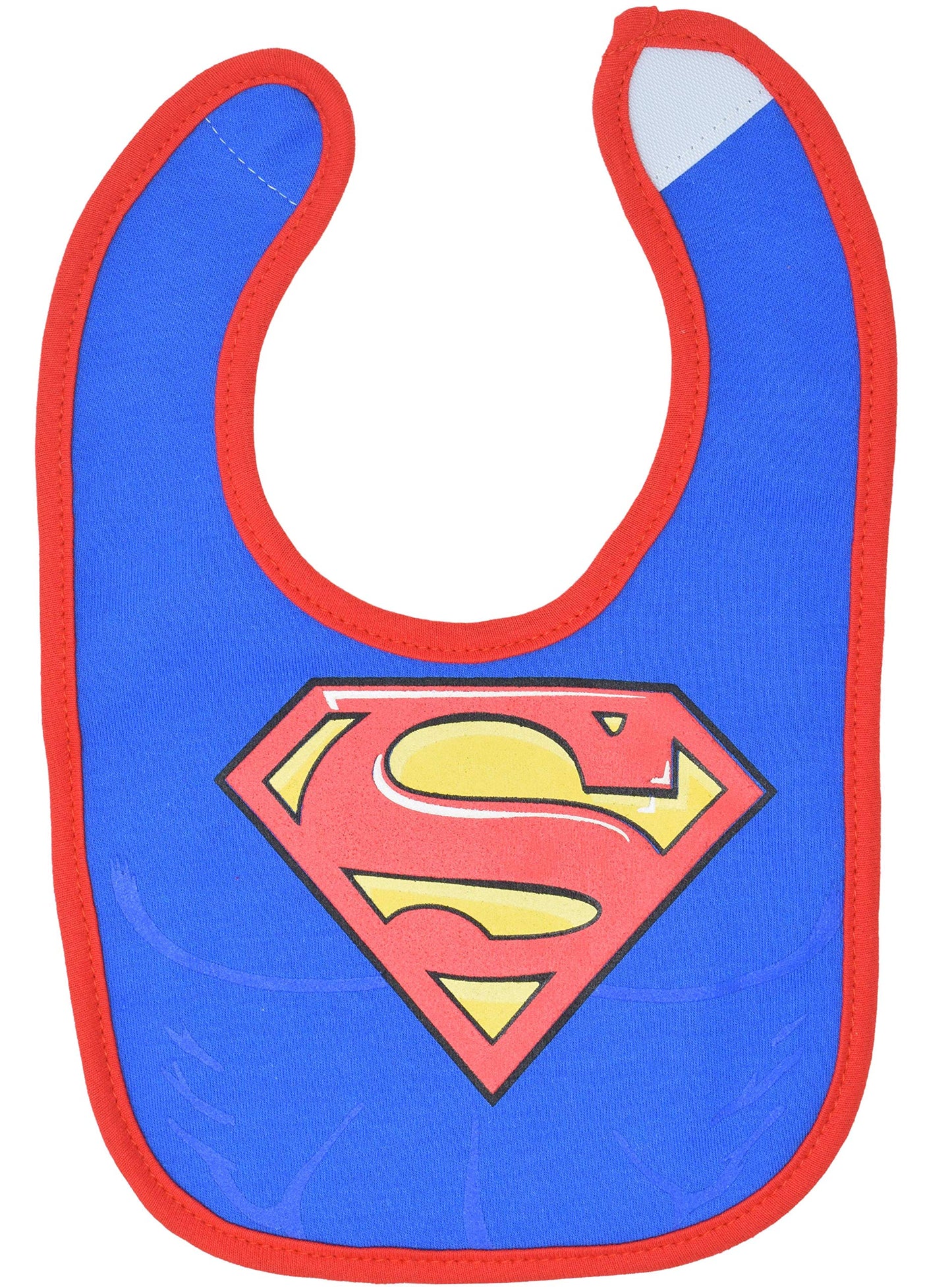Justice League Baby Boys 6 Pack Bibs Superman Batman Flash Aquaman Green Lantern