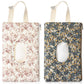 Cosblank 2 Pcs Quilted Diaper and Wipes Pouch Portable Hanging Floral Wet Wipe Bag Diaper Bag Reusable Wipes Pouch for for Strol