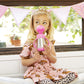 Munchkin Cool Cat Sippy Cup For Toddlers, Stainless Steel Straw Cup, 8 Ounce, Pink