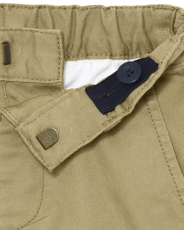 The Children'S Place Baby Boys And Toddler Stretch Skinny Chino Pants Jeans, Flax Single, 9-12 Months Us