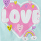 The Children'S Place Baby-Girls And Toddler Assorted Everyday Long Sleeve Graphic T-Shirts,Multipacks Happy/Rainbow/Love 3-Pack