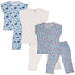 Happy Hippie Super Comfortable Girls Tshirt Girls Regular Fit Capri 3/4th Pant Set For Girls/Night Suit for Girls/Night Wear/