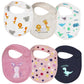 Real Baby Pure Cotton Bibs Multicolored (02 Years, Pack Of 6)