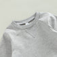 Toddler Baby Boy Clothes Set Solid Color Long Sleeve Crewneck Sweatshirt Top Casual Pants Set 2Pcs Fall Winter Outfits (Gray Cof
