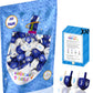 Wood Dreidel 100 Solid Blue & White Wooden Hanukkah Dreidels Hand Painted With English Transliteration - Includes X3 Game Instru