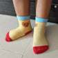 Rative Non Skid Anti Slip Cotton Crew Baby Babies Infant Infants Socks For Boy Boys 6-9 6 9 12 Month Months Old With Walker Grip