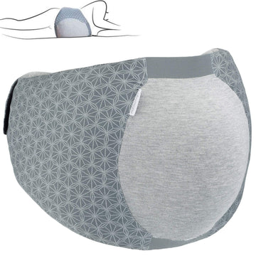 Babymoov Dream Belt Sleep Aid, Maternity Sleep Support & Wedge for Ultimate Comfort during Pregnancy, Small / Medium, Grey