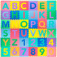 ProSource Kids Puzzle Alphabet, Numbers, 36 Tiles and Edges Play Mat, 12x12, Abc & 123