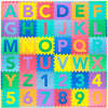 ProSource Kids Puzzle Alphabet, Numbers, 36 Tiles and Edges Play Mat, 12x12, Abc & 123