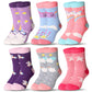 Eocom 6 Pairs Children'S Winter Warm Wool Animal Crew Socks Kids Boys Girls Socks (Unicorn C, 8-12 Years)