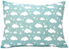 Toddler Pillowcase 13X18 - Moon Child Pillow Case, Cotton Toddler Pillowcase Star, Gray Star Travel Pillow Case Cover - Green Cl