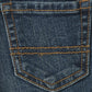 The Children'S Place Baby Boys And Toddler Stretch Straight Leg Jeans, Aged Indigo/Lt Med Stone 2 Pack, 6-9 Months Us