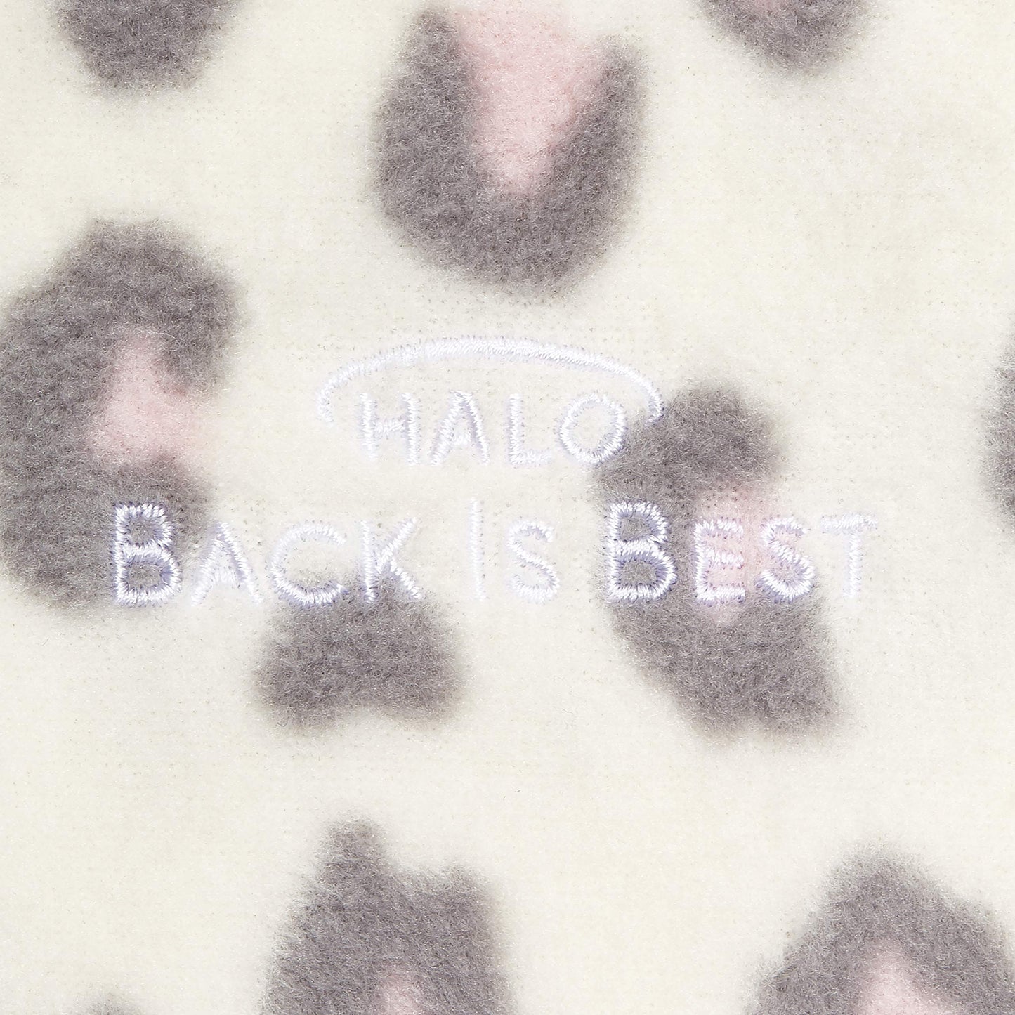 HALO Sleepsack Micro-Fleece Wearable Blanket, TOG 1.0, Leopard Pink, Large