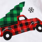 Family Feeling Baby Girls Boys Long Sleeve Pickup Truck Christmas Tree Plaid Pajamas Sets 100% Cotton Pyjamas Toddler Infant Kid