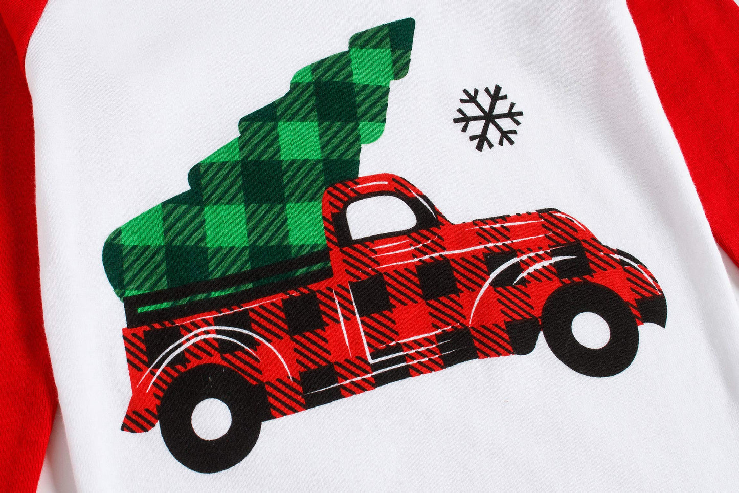 Family Feeling Baby Girls Boys Long Sleeve Pickup Truck Christmas Tree Plaid Pajamas Sets 100% Cotton Pyjamas Toddler Infant Kid