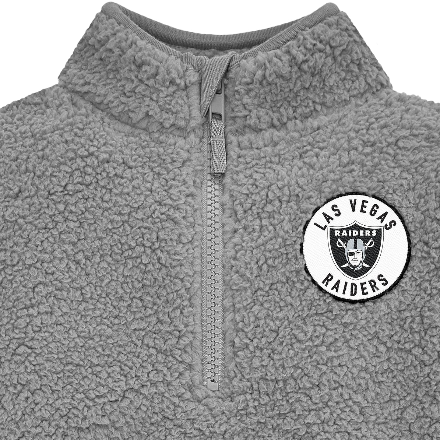 Gerber Unisex Baby Nfl Sherpa Mock Neck Pull Over Sweatshirt, Team Color, 3T