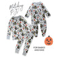 Honestbaby Sleep And Play Footed Pajamas One-Piece Sleeper Jumpsuit Zip-Front Pjs Organic Cotton For Baby Boys, Unisex, Haunted
