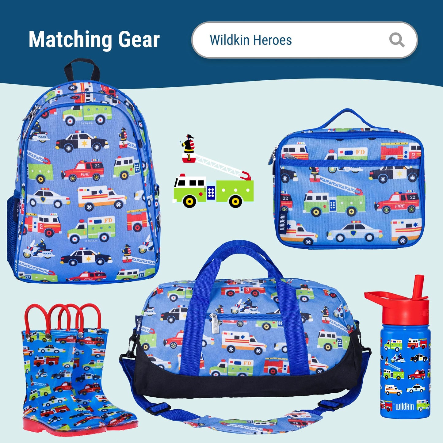 Wildkin Kids Original Nap Mat - Cozy Kids Sleep Mat with Pillow, Ideal for School & Travel - Heroes
