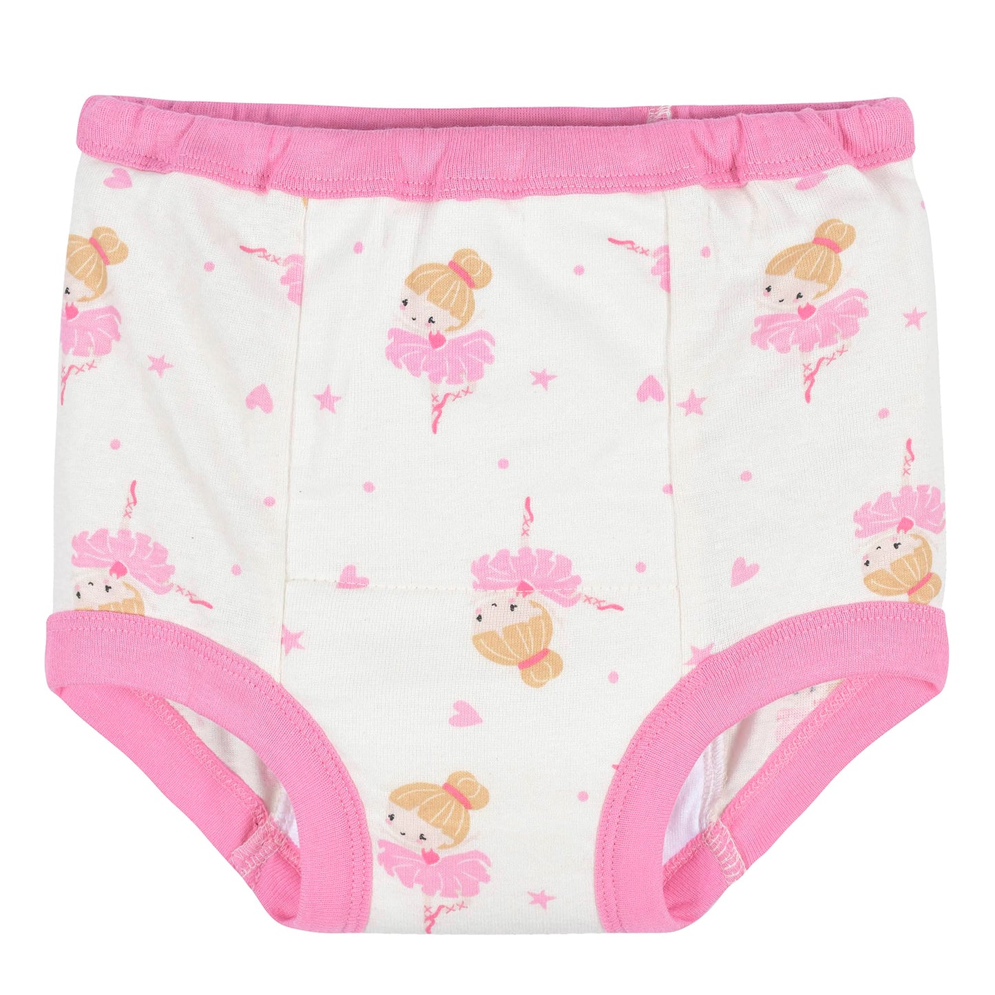 Gerber Baby Girls Infant Toddler 4 Pack Potty Training Pants Underwear Lavender And Pink 2T