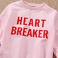 Yingisfitm Toddler Baby Girl Boy Valentines Day Outfit Crewneck Sweatshirt Long Sleeve Shirt Pullover Top Spring Clothes (Pink-H