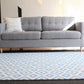 Cushmat Stylish Reversible Foam Play Mat (Large, Palm Gray - Blue Diamonds) - Soft, Waterproof, Durable Play Mat For Infants, Ba