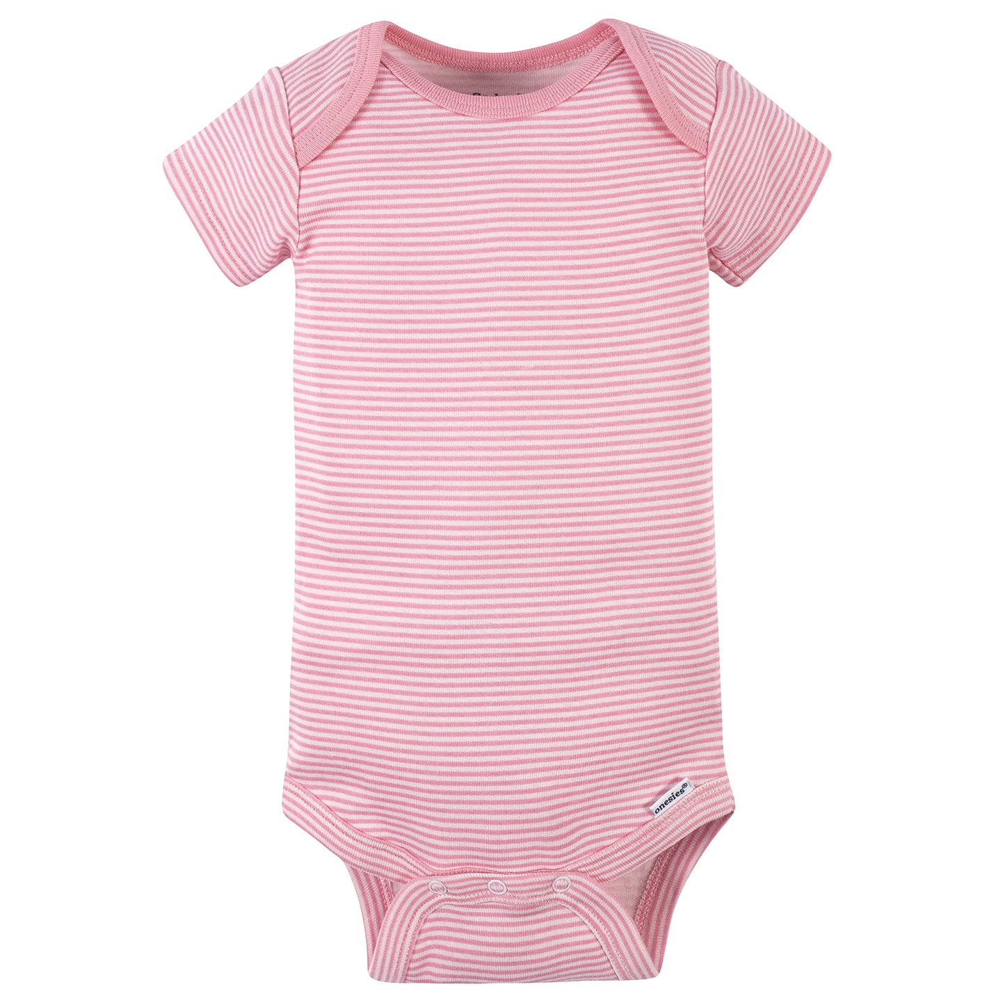 Gerber Baby Girl'S 8-Pack Short Sleeve Onesies Bodysuits, Leopard Pink, 0-3 Months