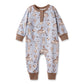 Wild Wrangler/Blue Western Bamboo Henley Cowboy Romper