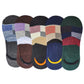 Queery Men Cotton No Show Invisible Loafer Socks Pack Of 5 D8