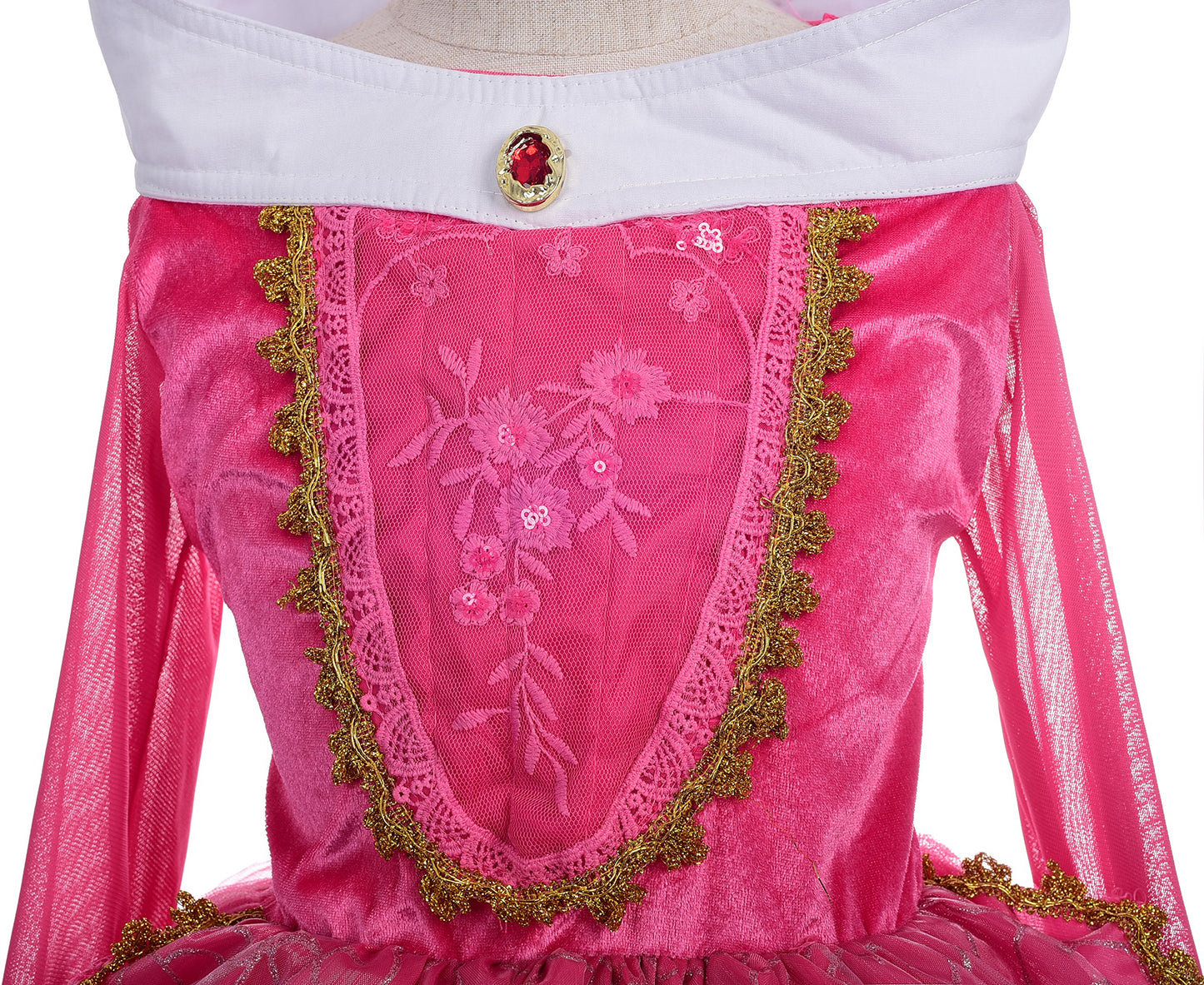 Dressy Daisy Girls Sleeping Princess Dress Up Costume Birthday Halloween Christmas Fancy Party Outfit Size 6-6X Hot Pink