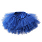 Elamccor Baby Girls' Tutu Skirt Toddler 6 Layered Tulle Tutus 1-8T Blue