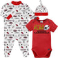 Gerber Nfl Baby Boys' 3-Piece Bodysuit, Sleep 'N Play, & Cap Set, Arizona Cardinals, 6-9 Months