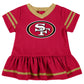 Nfl Baby Girls Team Jersey And Diaper Cover Dress, Team Color, 18 Months Us