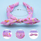 Frog Sac Unicorn Headband For Girls, Bow Knot Headbands For Kids, Cute Rainbow Knotted Hair Bands For Children, Comfortable Litt